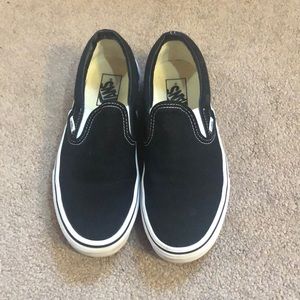Black Slip on Vans